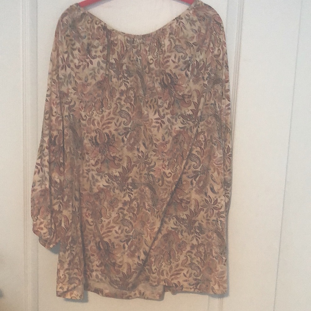 LRL Lauren Jeans Blouse 3X - Picture 4 of 5
